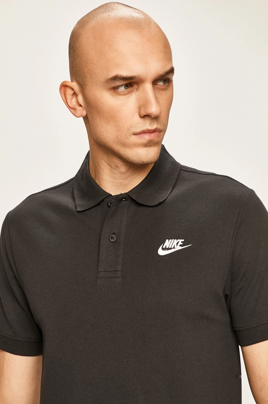 čierna Nike Sportswear - Pánske polo tričko Pánsky