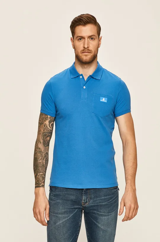 modrá Karl Lagerfeld - Polo tričko Pánsky