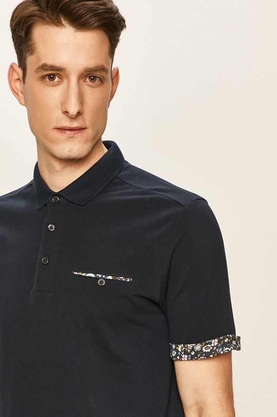 námořnická modř Premium by Jack&Jones - Polo tričko