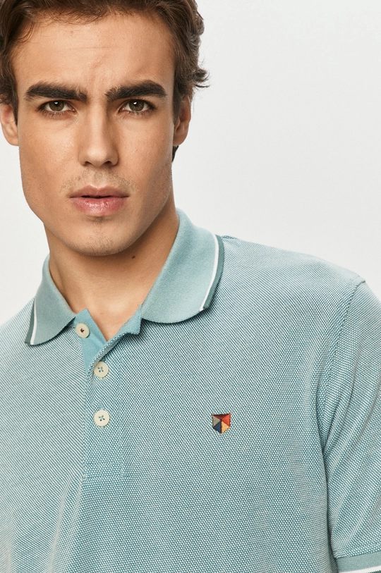 niebieski Premium by Jack&Jones - Polo