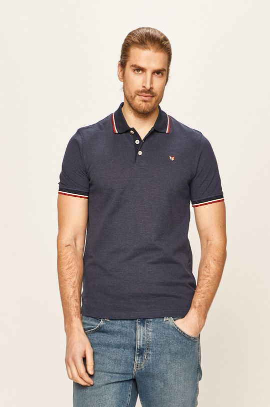 námořnická modř Premium by Jack&Jones - Polo tričko Pánský