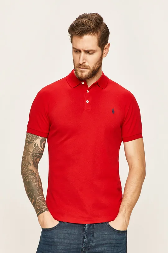 červená Polo Ralph Lauren - Pánske polo tričko Pánsky