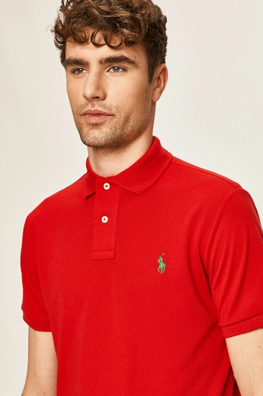 červená Polo Ralph Lauren - Pánske polo tričko