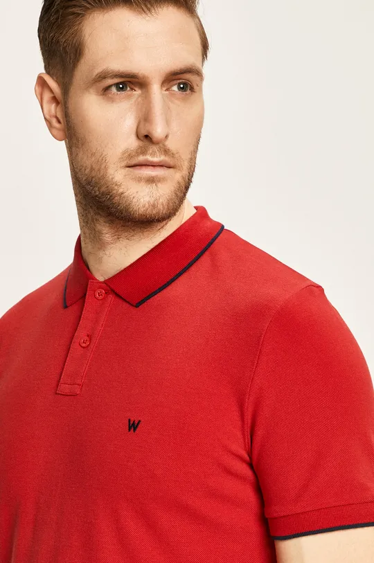 červená Wrangler - Pánske polo tričko