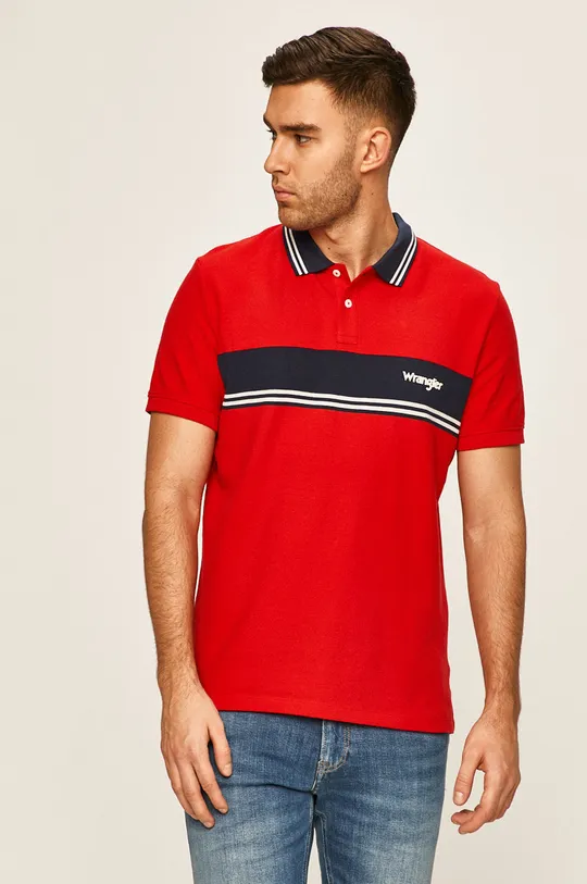 červená Wrangler - Polo tričko