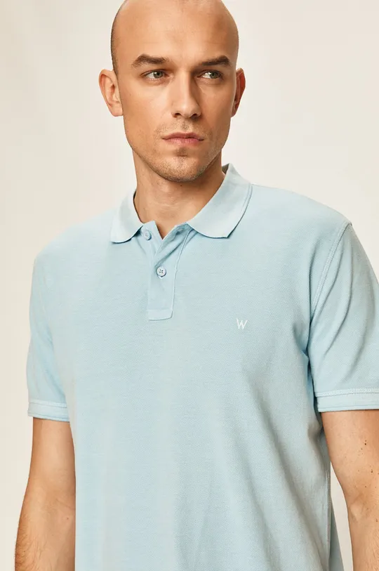 modrá Wrangler - Polo tričko Pánsky