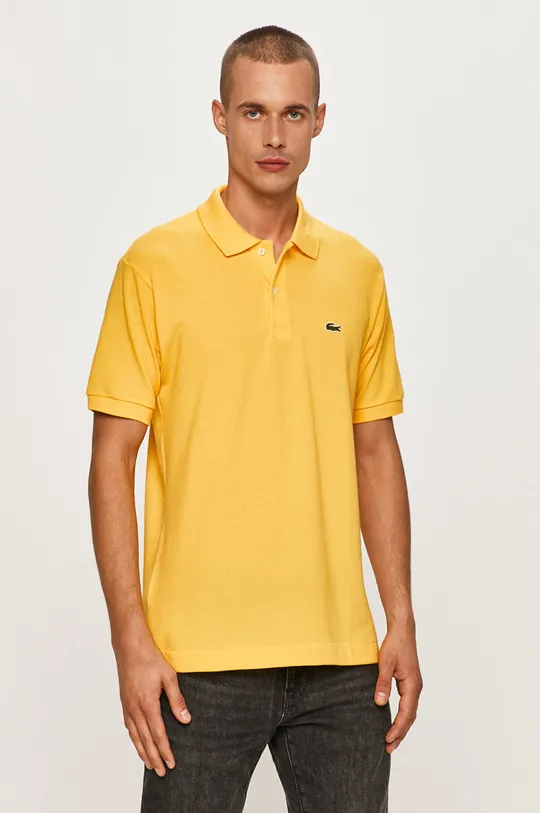žlutá Polo tričko Lacoste Pánský