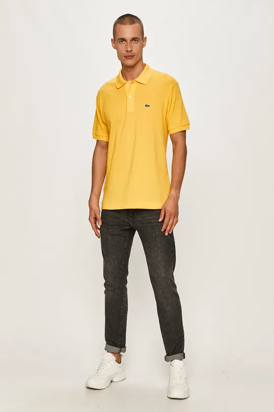 Lacoste - Polo tričko žltá