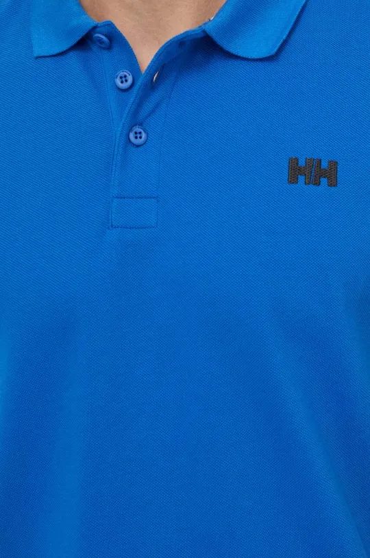 μπλε Βαμβακερό μπλουζάκι πόλο Helly Hansen
