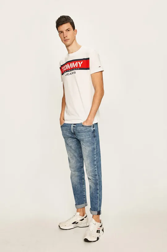 Tommy Jeans - Jeansy DW0DW07672 niebieski