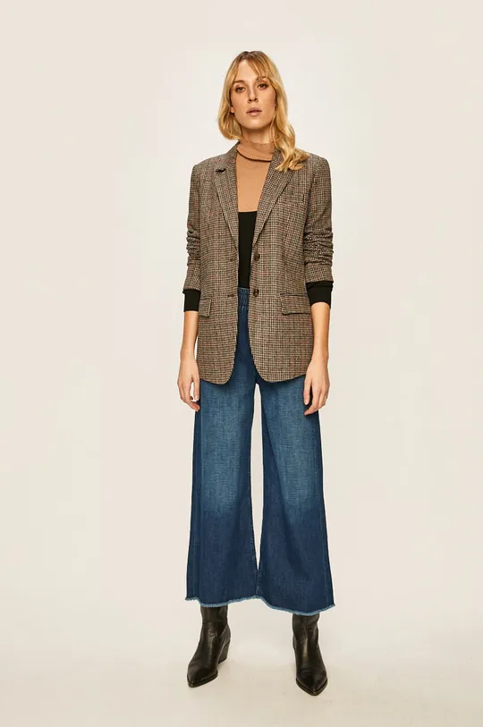 Pepe Jeans - Jeansy Wide Leg niebieski