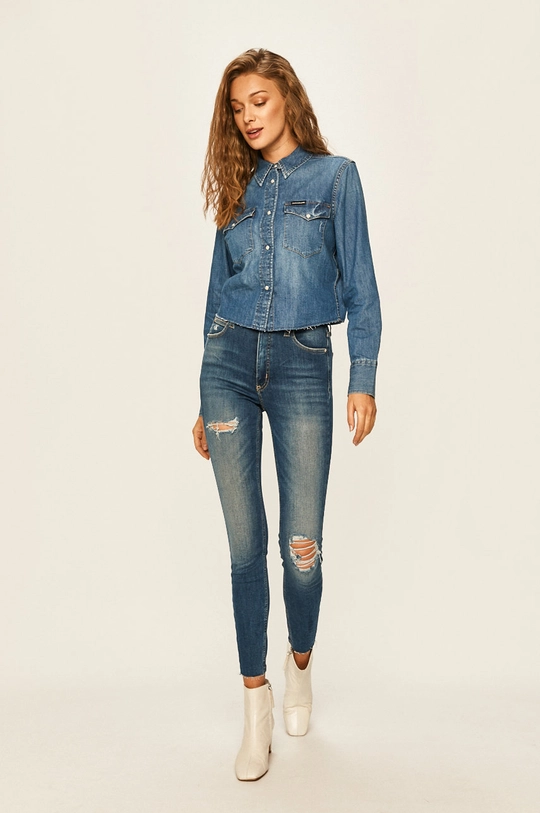 Calvin Klein Jeans - Jeansi J20J213863 J20J213863 bleumarin SS20