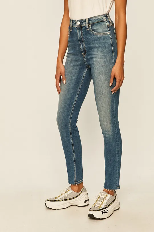 granatowy Calvin Klein Jeans - Jeansy CKJ 010 J20J213316 Damski