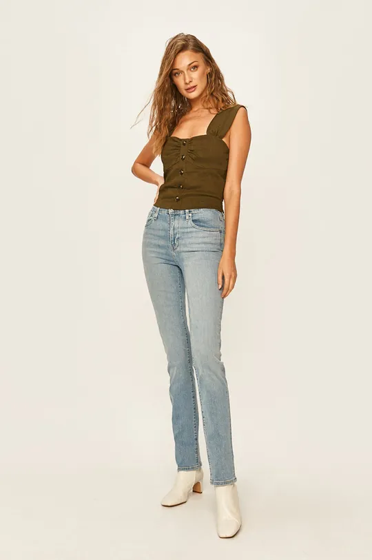 Levi's - Jeansy Sculpt fioletowy