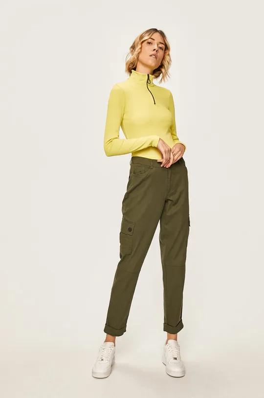 Jacqueline de Yong - Spodnie zielony