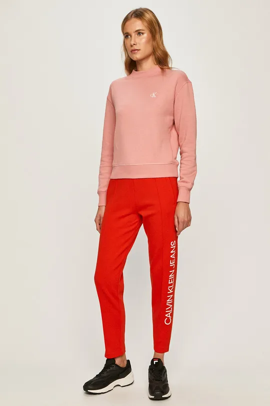Calvin Klein Jeans - Nadrág piros