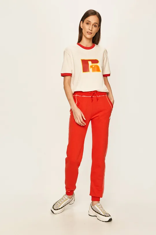 Russel Athletic - Spodnie czerwony