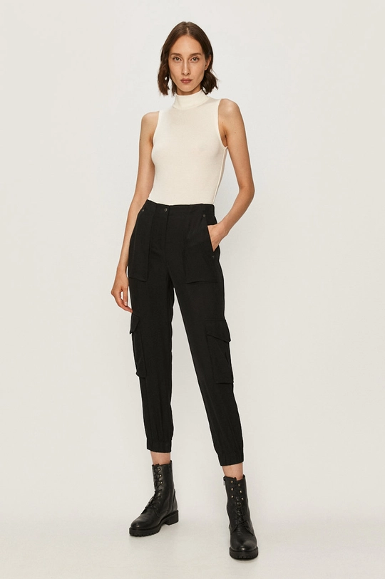 AllSaints - Nohavice Frieda Trousers čierna