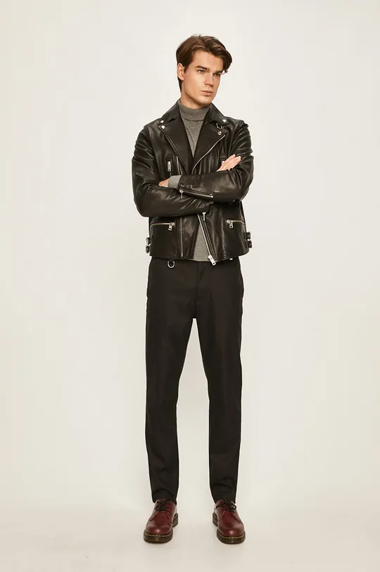 Calvin Klein - Nohavice čierna