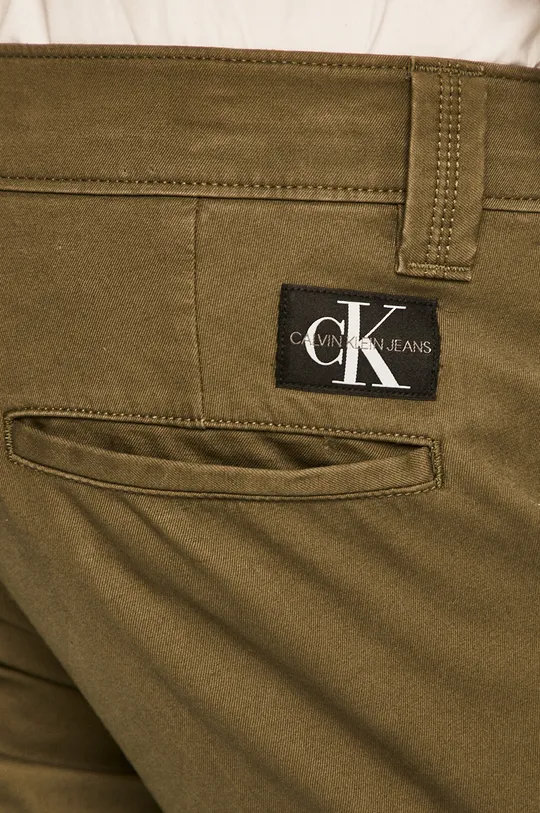zielony Calvin Klein Jeans Spodnie J30J314147