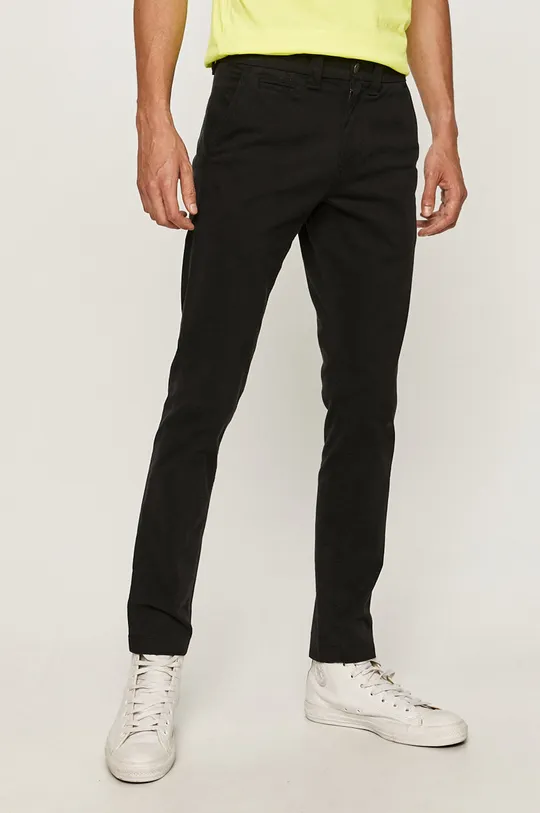 czarny Calvin Klein Jeans - Spodnie J30J314063 Męski