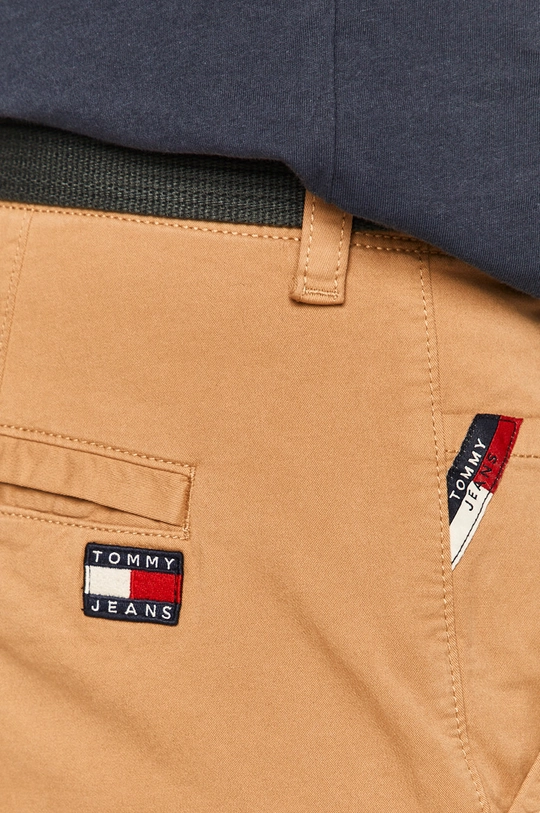 brązowy Tommy Jeans - Spodnie DM0DM07816