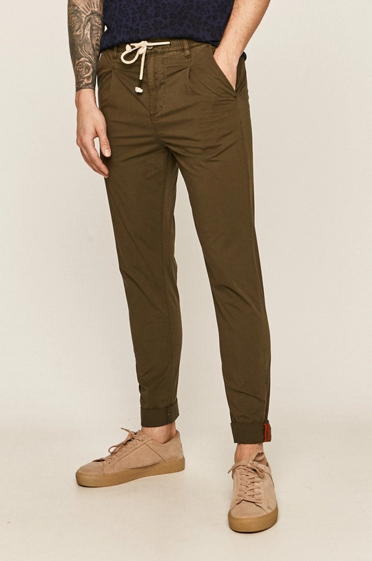 Pepe Jeans - Pantaloni Pierce chinos verde PM211357