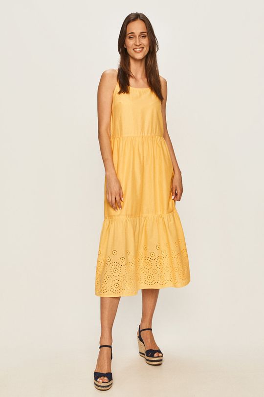 Vero Moda - Sukienka żółty