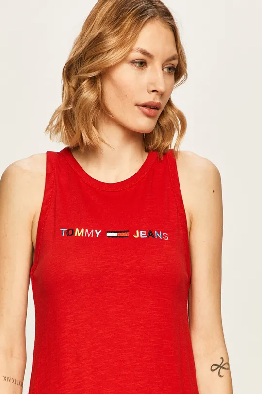 červená Tommy Jeans - Šaty