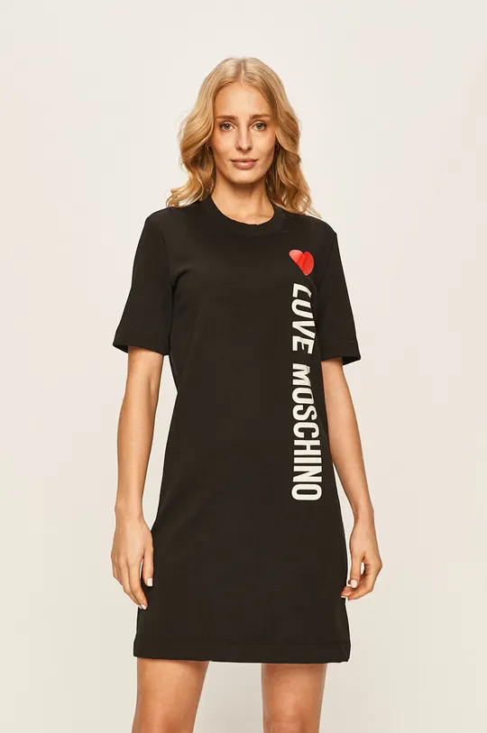 čierna Love Moschino - Šaty Dámsky