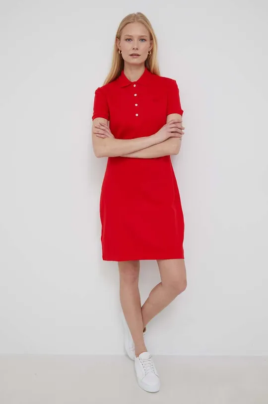 Šaty Lacoste červená