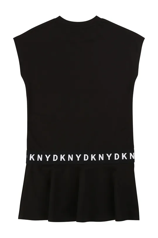 Dkny - Dievčenské šaty 110-146 cm čierna