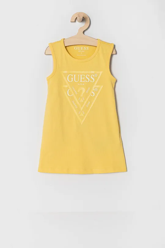 žltá Guess Jeans - Dievčenské šaty 98-110 cm Dievčenský