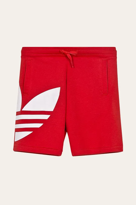 červená adidas Originals - Detské krátke nohavice 128-164 cm FM5658 Chlapčenský