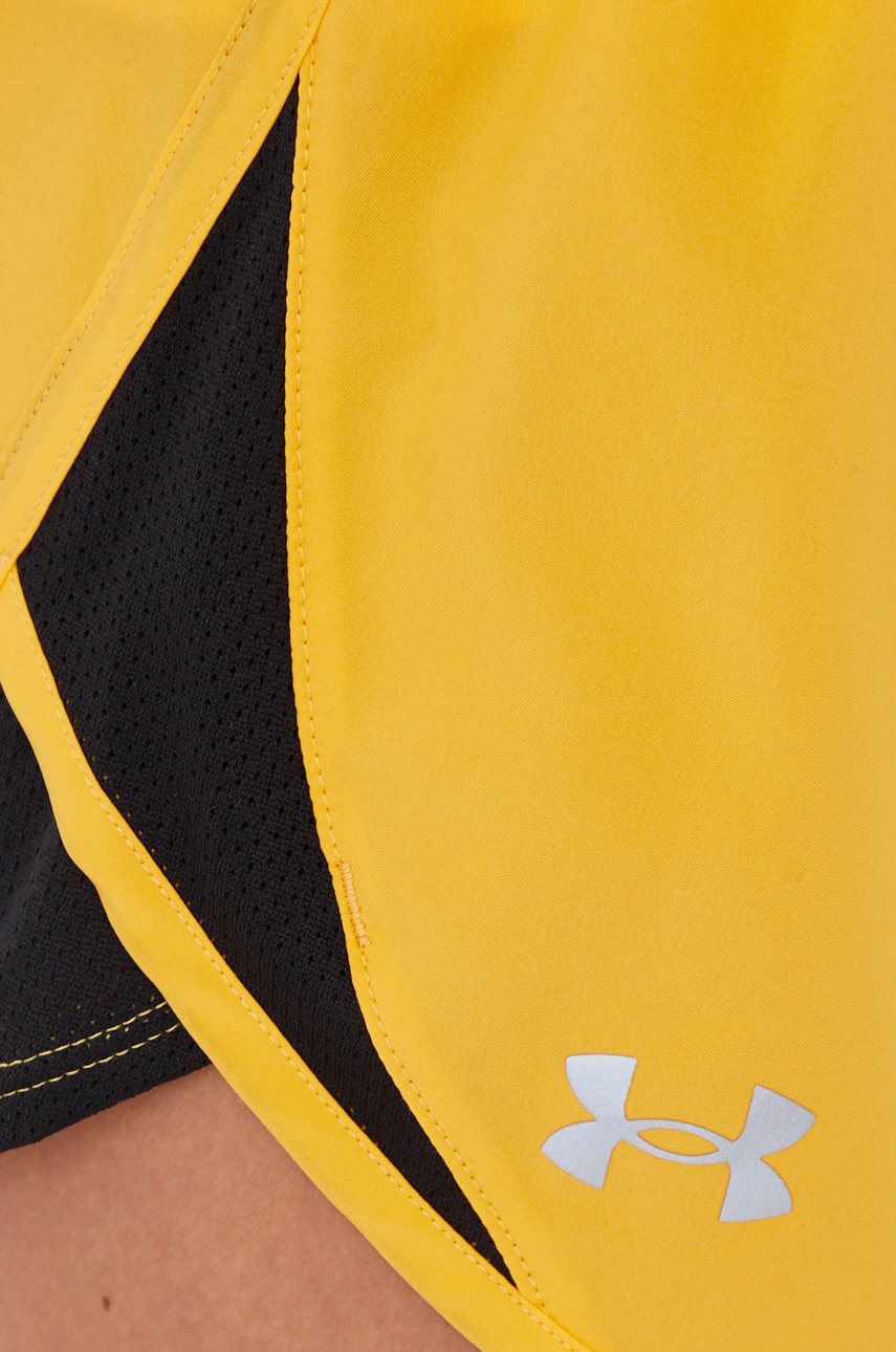 Kratke hlače za trčanje Under Armour za žene, boja: narančasta, glatki ...