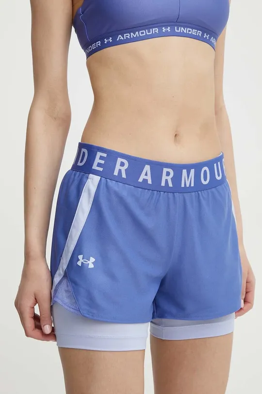 vijolična Kratke hlače za vadbo Under Armour Ženski