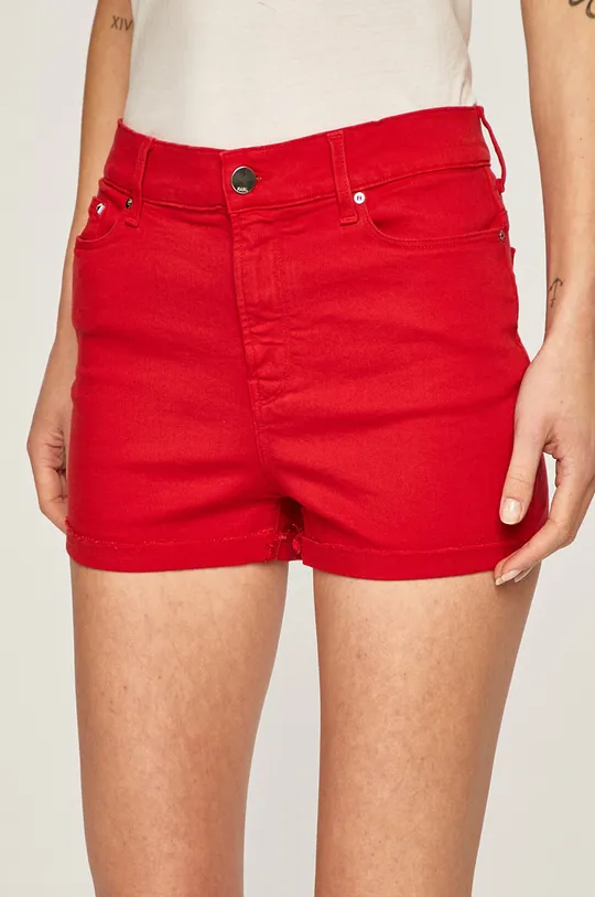 crvena Karl Lagerfeld Denim - Traper kratke hlače Ženski
