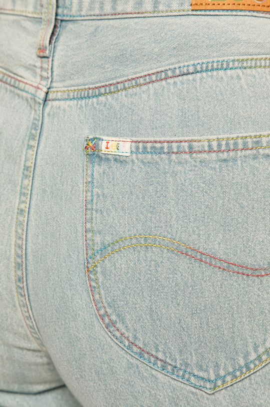 albastru deschis Lee - Pantaloni scurti jeans