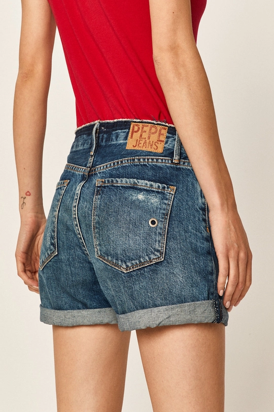 Pepe Jeans - Джинсовые шорты Mary Short Revire 100% Хлопок