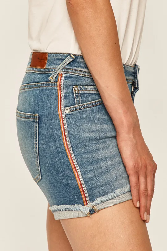 kék Pepe Jeans - Farmer rövidnadrág Thrasher Bling