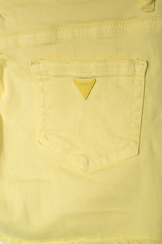 Guess Jeans - Detské krátke nohavice 118-175 cm žltá