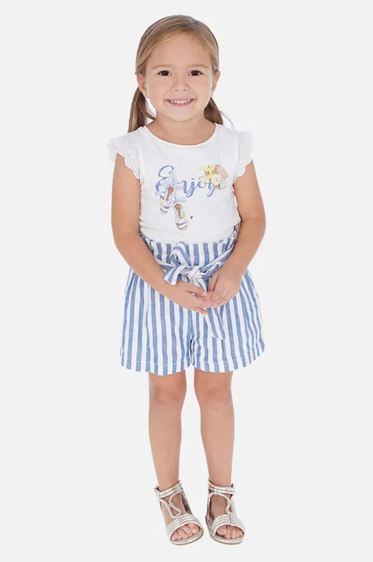 голубой Mayoral - Детские шорты 92-134 см. Для девочек