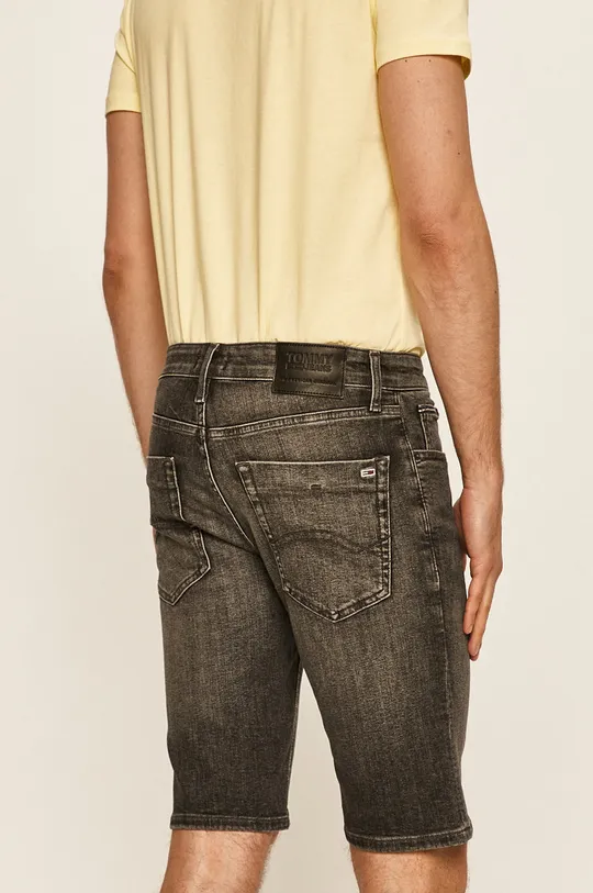 Tommy Jeans - Rifľové krátke nohavice  99% Bavlna, 1% Elastan