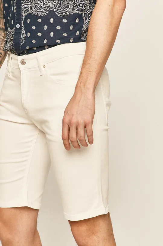 biały Tommy Jeans - Szorty jeansowe DM0DM07960