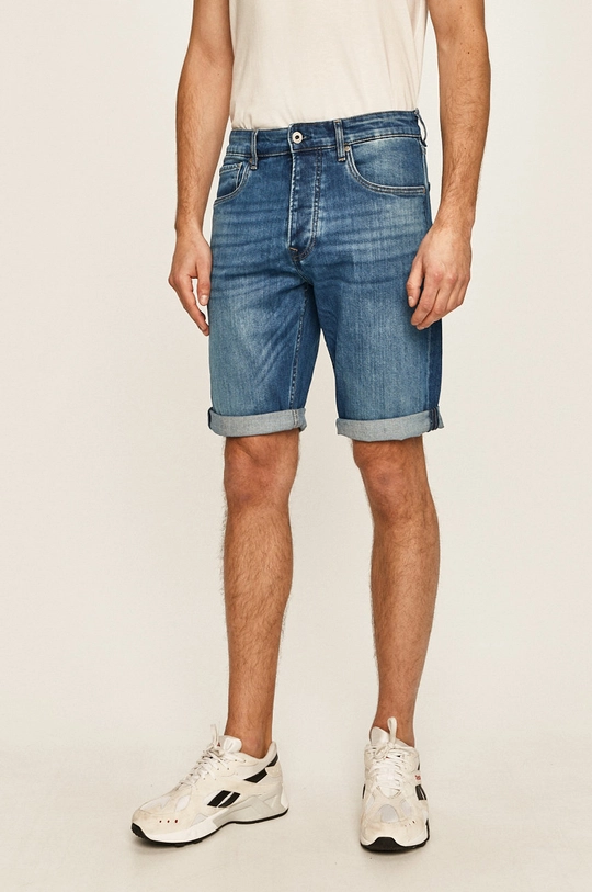 kék Pepe Jeans - Farmer rövidnadrág Callen Férfi