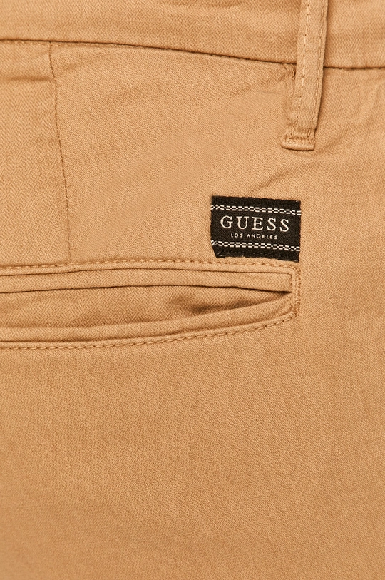 bézs Guess Jeans - Rövidnadrág