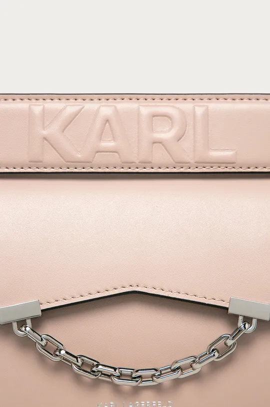 Karl Lagerfeld - Torebka skórzana 201W3049 różowy