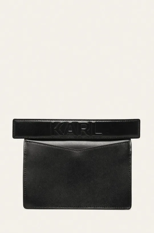 čierna Karl Lagerfeld - Kožená kabelka