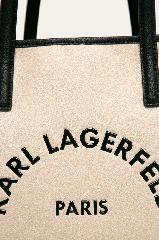 Karl Lagerfeld - Kožená kabelka béžová