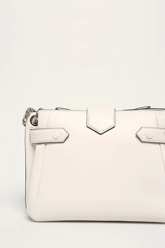 biela Karl Lagerfeld - Kožená kabelka